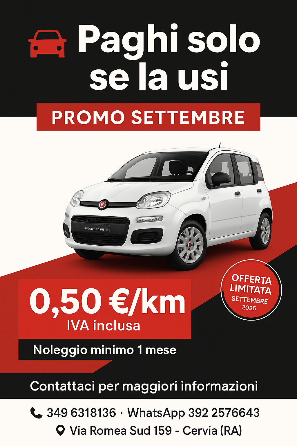Promo Settembre – Formula Pay per Use